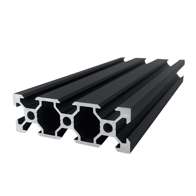 EU 2060 V-Slot Sandblasted Black
