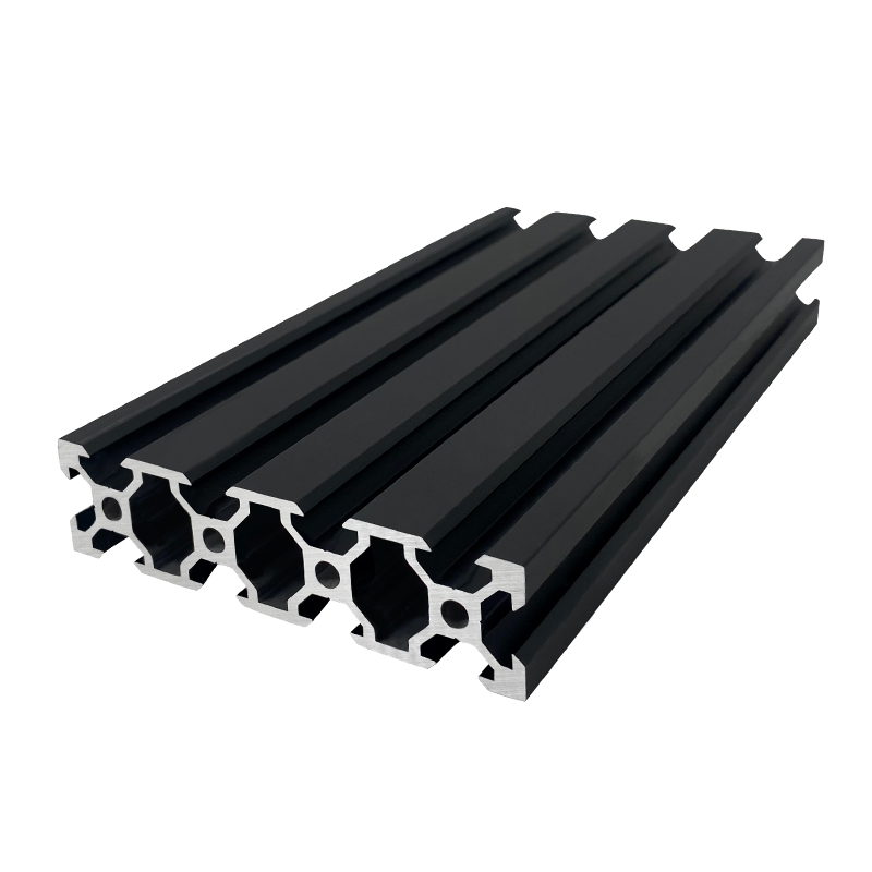 EU 2080 V-Slot Sandblasted Black